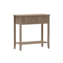2 Drawer Console / Dressing Table - Hales Pale Wood Range