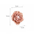 Set of 3 Pink Rose Pick Decorations