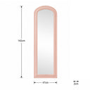 Full Length Pale Pink Leaner & Wall Mirror - 47cm x 142cm