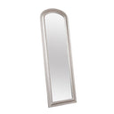 Full Length Foiled Silver Leaner & Wall Mirror - 47cm x 142cm