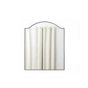 Matte Black Metal Framed Wall Mirror - 50cm x 65cm