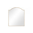 Antique Gold Metal Framed Wall Mirror - 50cm x 65cm