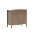 Pale Wood Two Door Two Drawer Sideboard - Hales Pale Wood Range