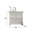 Large Taupe-Grey 7 Drawer Chest of Drawers & Pair of Wide Bedside Tables - Daventry Taupe-Grey Range