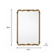 Antique Gold Ornate Framed Wall Decorative Mirror - 90cm x 60cm