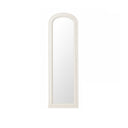 Full Length Distressed White Leaner & Wall Mirror - 47cm x 142cm