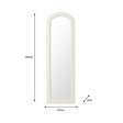 Full Length Distressed White Leaner & Wall Mirror - 47cm x 142cm
