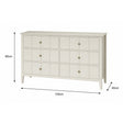 Ivory 6 Drawer Chest Of Drawers - Padstowe Ivory Range