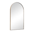 Large Framed Gold Arched Mirror 100cm x 60cm