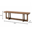 Extra Large Wooden Dining Bench