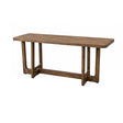 Large Rectangular Wooden Dining Table