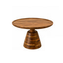 Large Round Wooden Coffee Table
