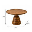 Large Round Wooden Coffee Table