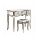 Mirrored Dressing Table and Stool - Tiffany Range