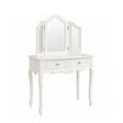 White Dressing Table & Mirror Set - Victoria Range
