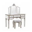 Large Mirrored Dressing Table, Mirror & Stool Set - Tiffany Range