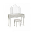 Dressing Table & Stool Set - Elizabeth Ivory Range