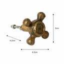 Set of 4 Rustic Tap Drawer Knobs