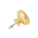 Set of 4 Extra Large Gold Swirl Drawer Knobs