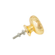 Set of 4 Large Gold Swirl Drawer Knobs