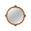 Ornate Antique Gold Round Wall Mirror - 50cm x 50cm