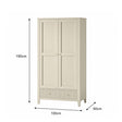 Double Wardrobe - Hales Taupe Range