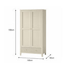 Double Wardrobe - Hales Taupe Range