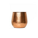 Copper Hammered Metal Planter