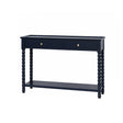 Navy Blue Bobble 2 Drawer Console Table 110cm x 78cm
