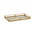 Gold Rectangle Mirrored Tray