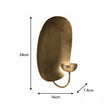 Antique Gold Art Deco Wall Sconce