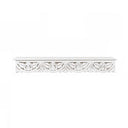 Large White Wooden Carved Boho Wall Shelf - 81cm