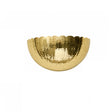 Gold Scalloped Wall Planter