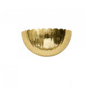 Gold Scalloped Wall Planter