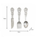 Giant Decorative Wall-Mounted Cutlery Set