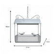 Rustic Metal Garden Hanging Bird Feeder