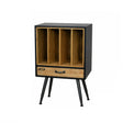 Industrial Retro Style Vinyl Record Storage Cabinet