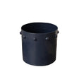 Large Navy Blue Bobbled Metal Planter Pot - 28cm x 23.5cm
