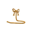 Metallic Gold Metal Bow Toilet Roll Holder
