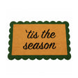 Green & Natural Coir “Tis The Season” Door Mat - 40cm x 60cm