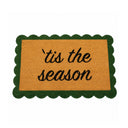 Green & Natural Coir “Tis The Season” Door Mat - 40cm x 60cm