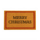 Red & Natural Coir “Merry Christmas” Doormat - 40cm x 60cm
