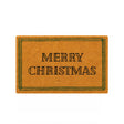 Green & Natural Coir “Merry Christmas” Doormat - 40cm x 60cm