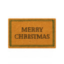 Green & Natural Coir “Merry Christmas” Doormat - 40cm x 60cm