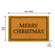 Green & Natural Coir “Merry Christmas” Doormat - 40cm x 60cm