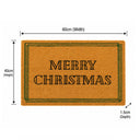 Green & Natural Coir “Merry Christmas” Doormat - 40cm x 60cm
