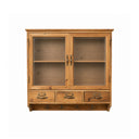 Wooden Glass Wall Cabinet