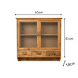 Wooden Glass Wall Cabinet
