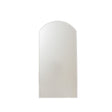 Slim Arched Frameless Bevelled Wall Mirror - 35cm x 71cm