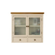 Cream & Wooden Wall Cabinet with Drawers - Claudia Range